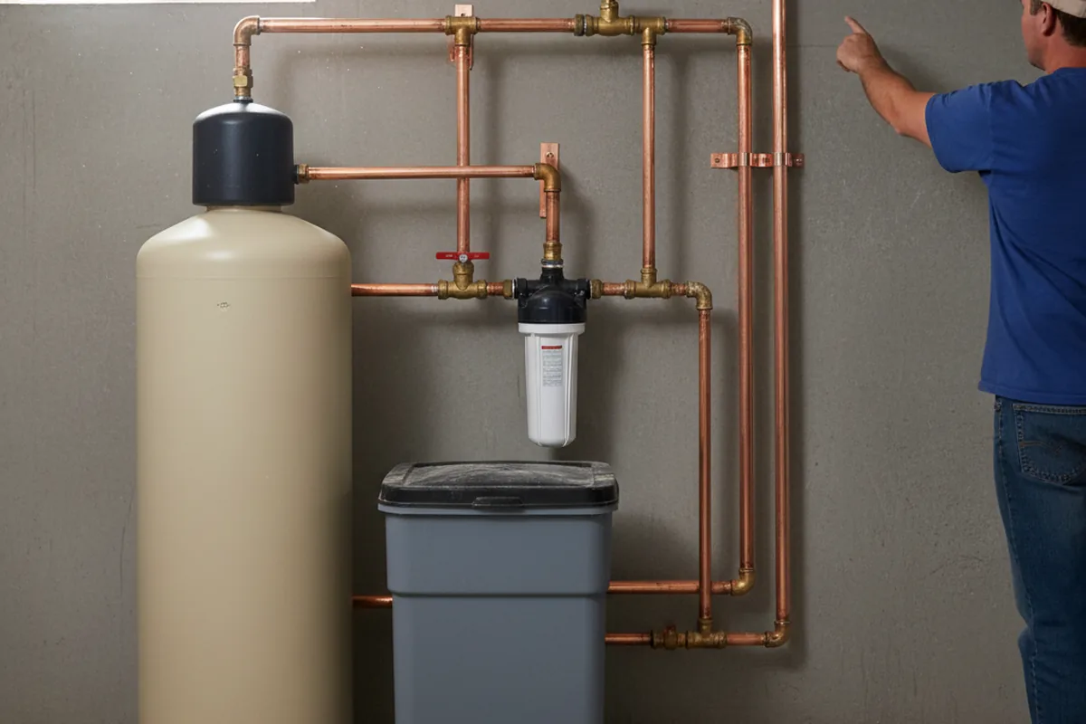 Whole-house water treatment system installed in Offutt Afb